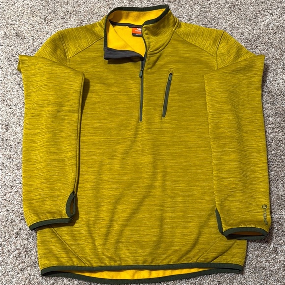 Merrell Men's Yellow Half-Zip Jacket - Picture 1 of 4